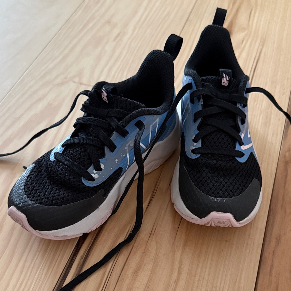 Black and Blue Athletic Sneakers